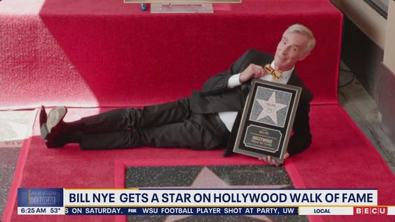 Seattle's Bill Nye gets a star on Hollywood Walk of Fame