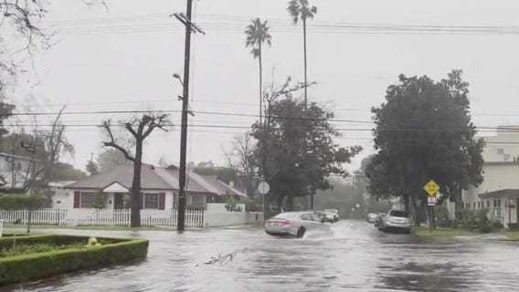 Atmospheric river soaks Southern California