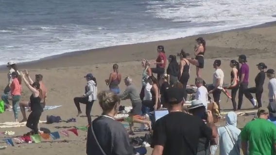 SF Beaches popular on Labor Day