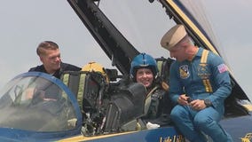 Taking flight with Blue Angels ahead of weekend airshow