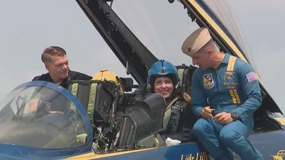 Taking flight with Blue Angels ahead of weekend airshow