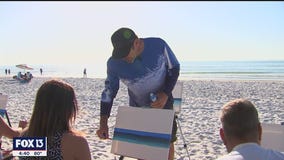 Sun never sets on these beach painters