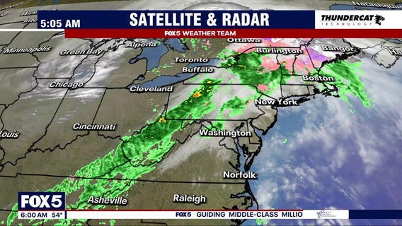 DC Weather Authority: Monday 6 a.m. forecast