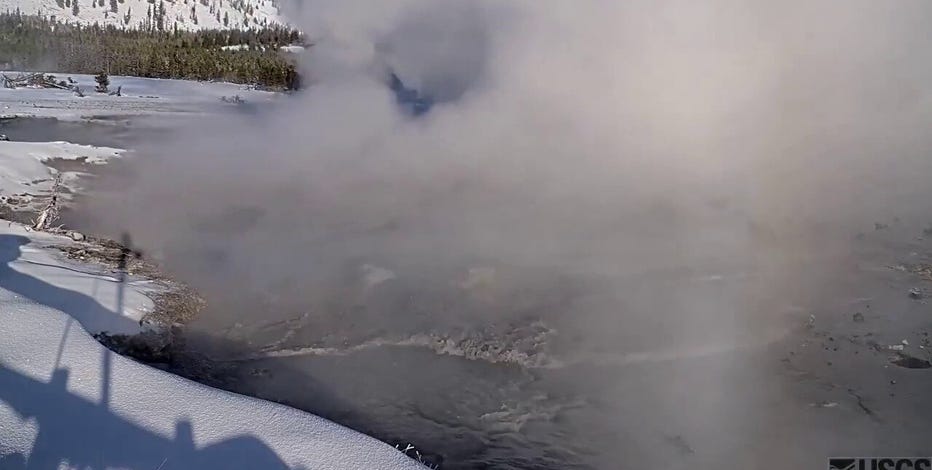 Video: Muddy eruption at Yellowstone’s Black Diamond Pool