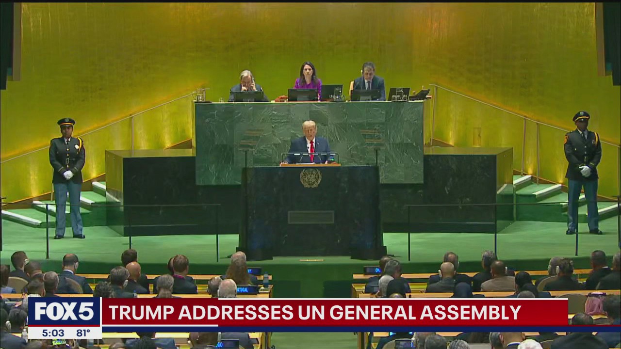 Trump addresses UN General Assembly