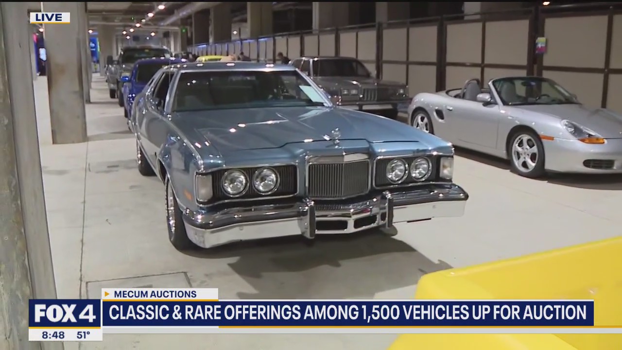 Classic and rare car among 1,500 vehicles up for auction