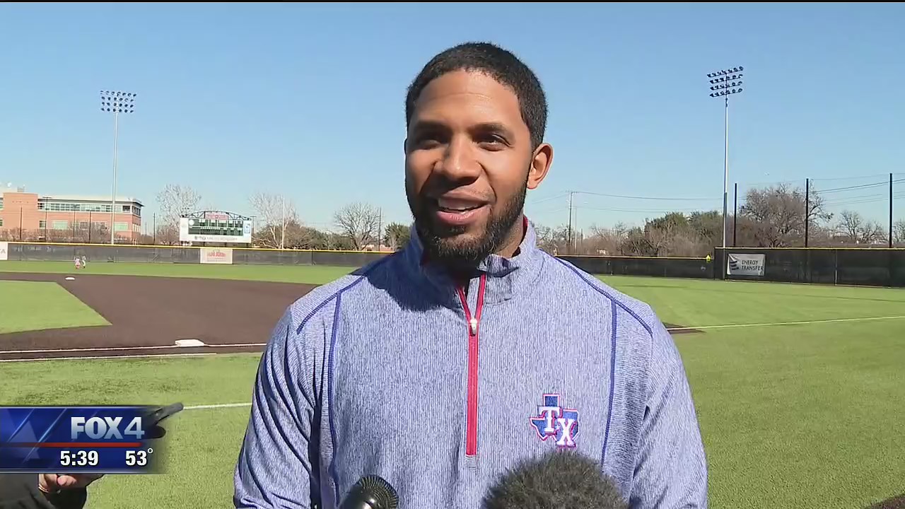 Elvis Andrus donates baseball, softball equipment to Thomas Jefferson H.S. teams