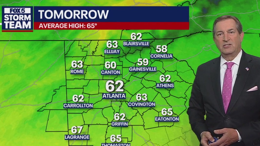 Tuesday evening forecast