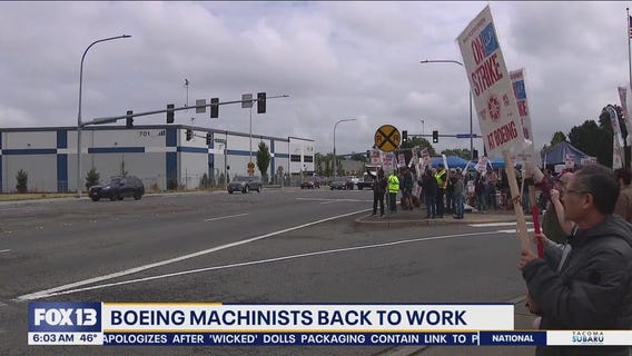 Boeing machinists back to work