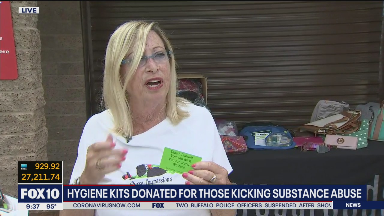 Hygiene kits donated to those recovering from substance abuse