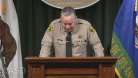 Alex Villanueva fights back tears after conceding in LA Co. Sheriff race