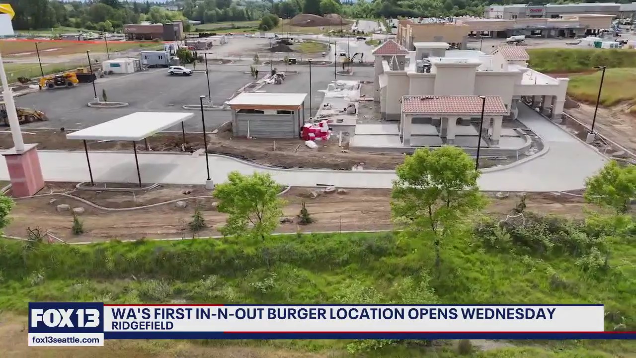 Washington's first In-N-Out Burger opens Wednesday