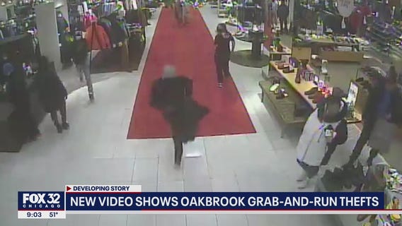 New video shows Oak Brook mall thefts