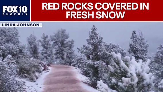 Flagstaff, Sedona blanketed with fresh snow