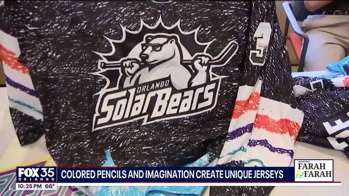 Solar Bears fans designs special jersey