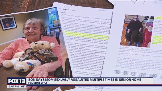 Son says mom was sexually assaulted in WA senior home