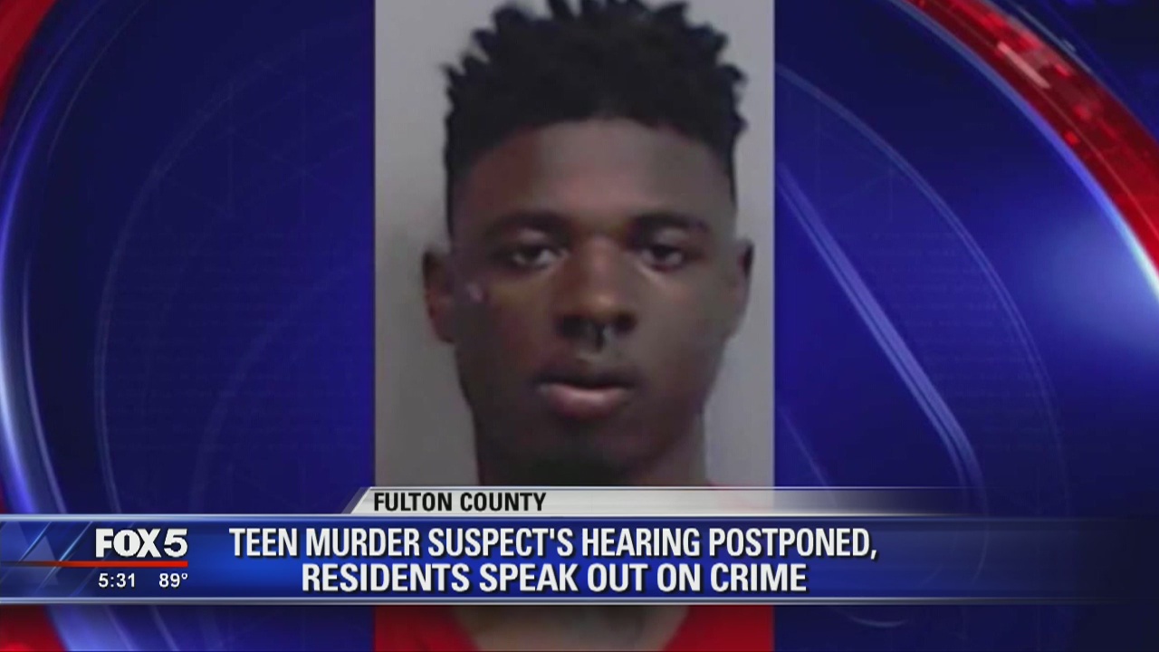 Teen murder suspect's hearing postponed | FOX 5 Atlanta