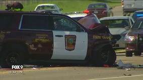 State trooper involved in head-on crash near Lakeville