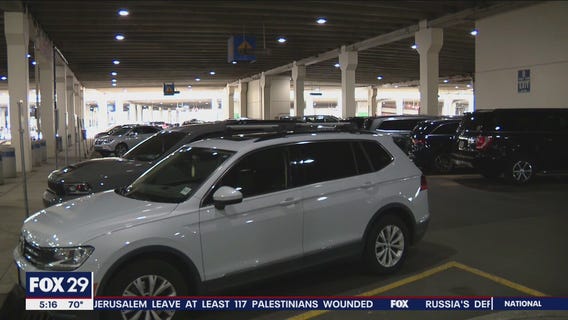 Philadelphia International Airport parking is full Easter weekend
