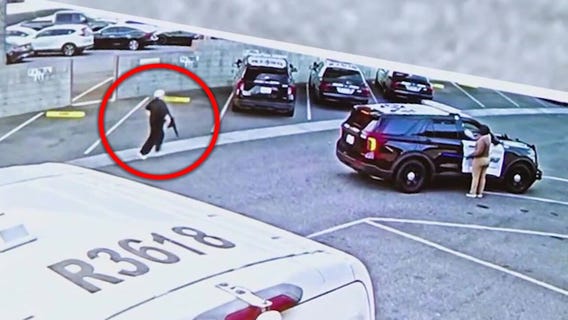 Rialto Police shoot man armed with AR-15 in secure station parking lot