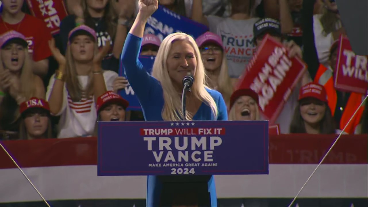 Marjorie Taylor Greene Trump Macon rally full speech | FOX 5 Atlanta