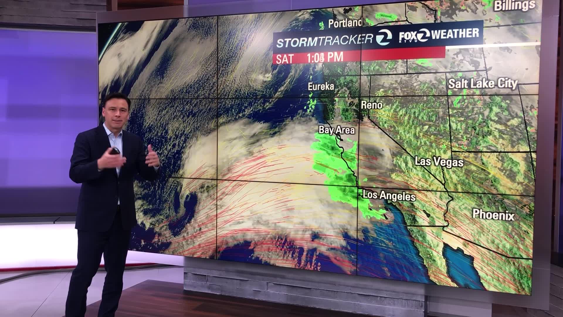 Saturday night weather update