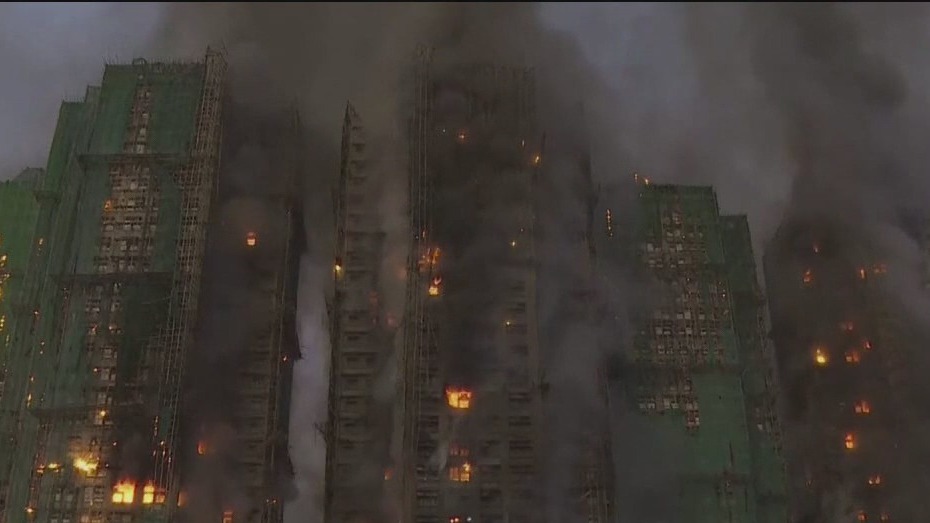 Fatalities reported in Hong Kong high-rise apartment building fire