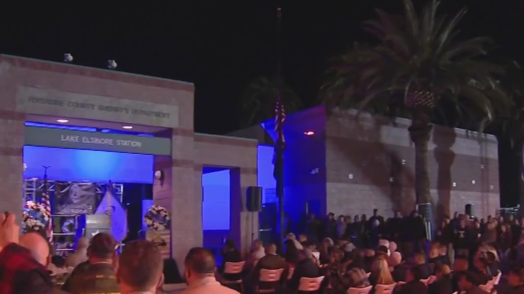 Darnell Calhoun: Public viewing held for slain Riverside County deputy