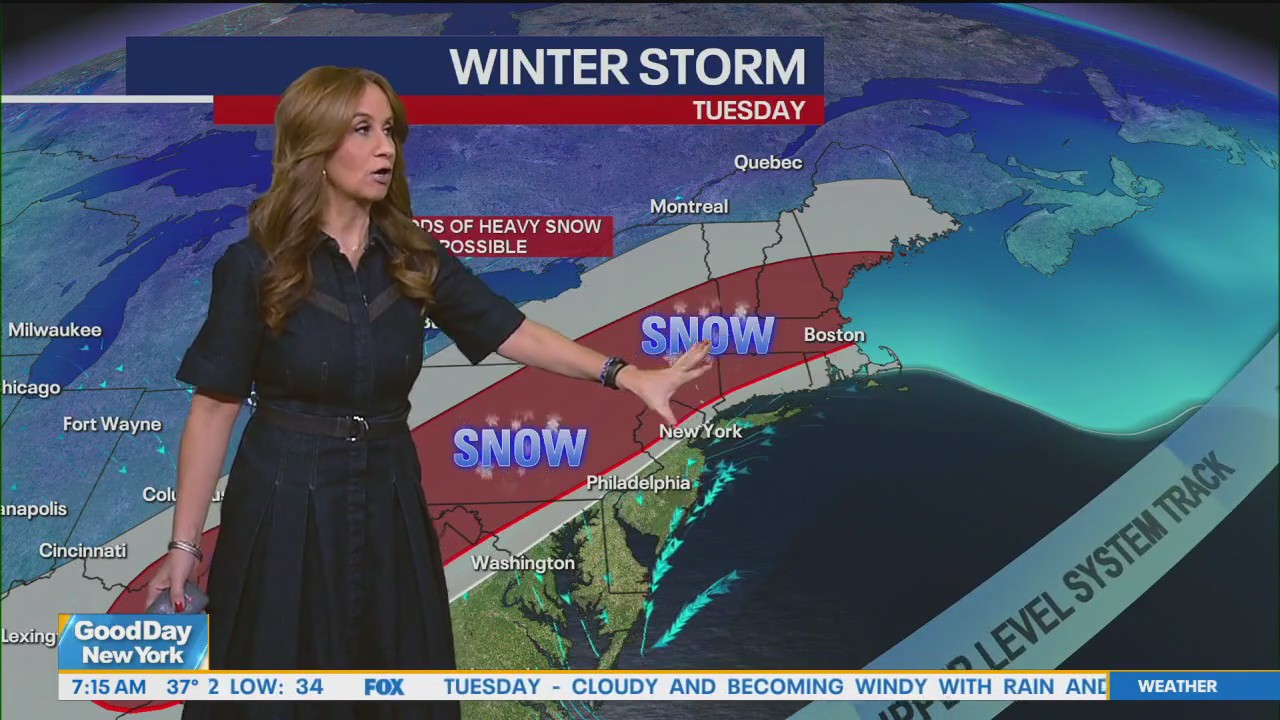Winter storm watch for NYC-area