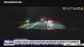 WATCH: Dash cam video shows Lacey, WA murder suspect's arrest