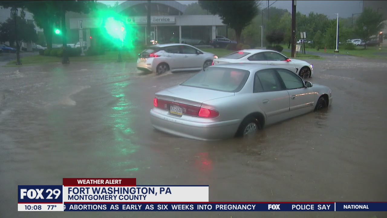 Fort Washington sees heavy rain, wind damage