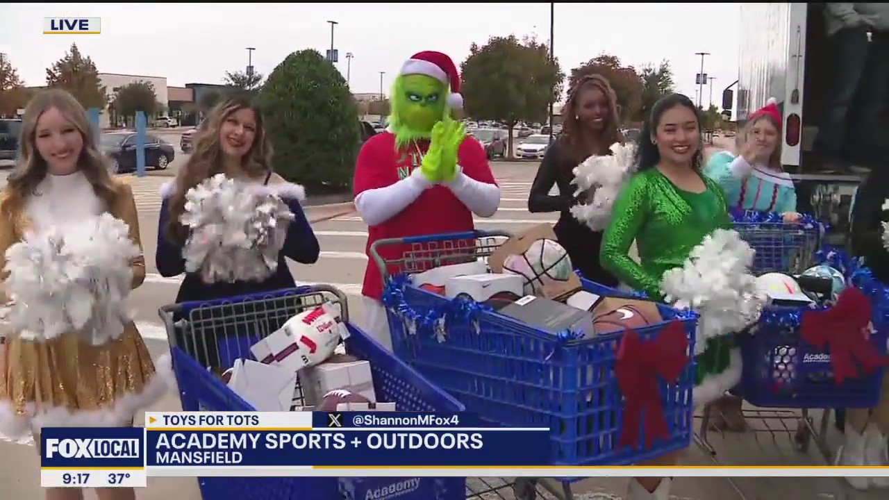 Toys for Tots volunteers buy big this morning