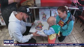 To fundraise for 2-year-old boy with leukemia, Audubon pizza shop creates special pizza boxes