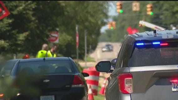 Road crew struck by wrong-way driver in Oakland County