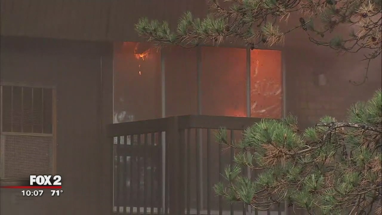 Massive fire guts 24 units at Westland apartment complex | FOX 2 Detroit