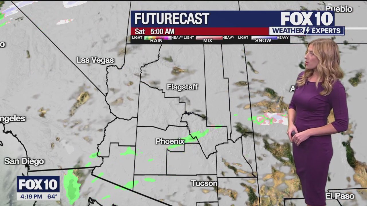 4 p.m. Weather Forecast - 1/23/2025