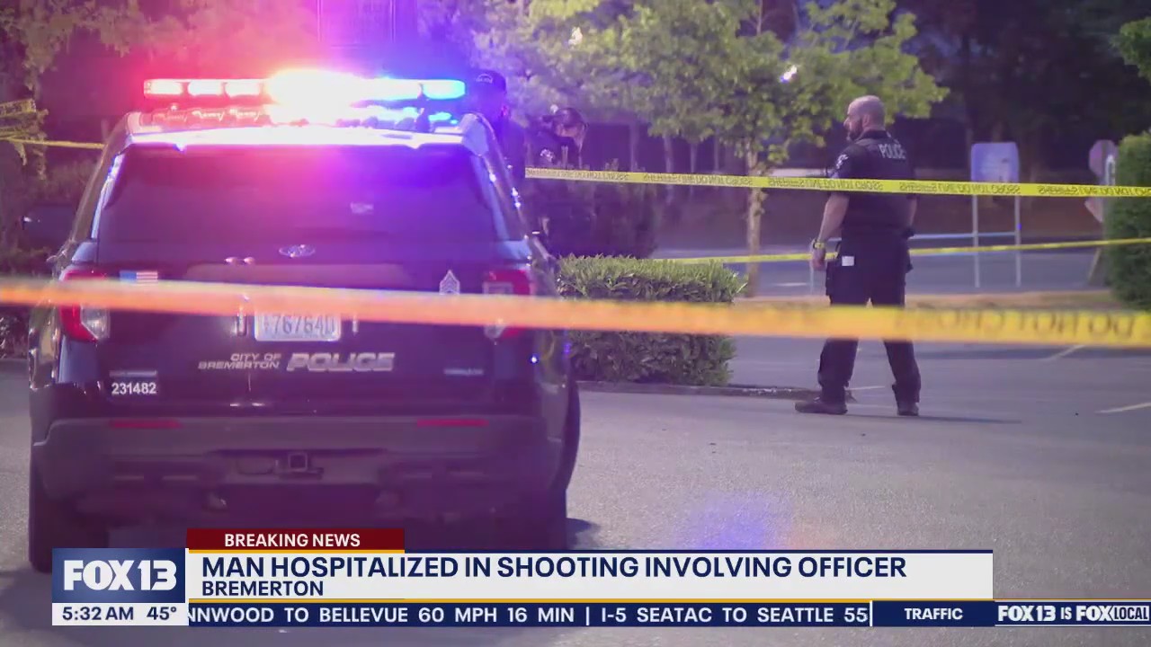 Man shot by officers in Bremerton, WA