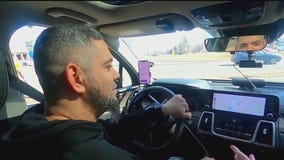 Lyft driver happy with his current pay