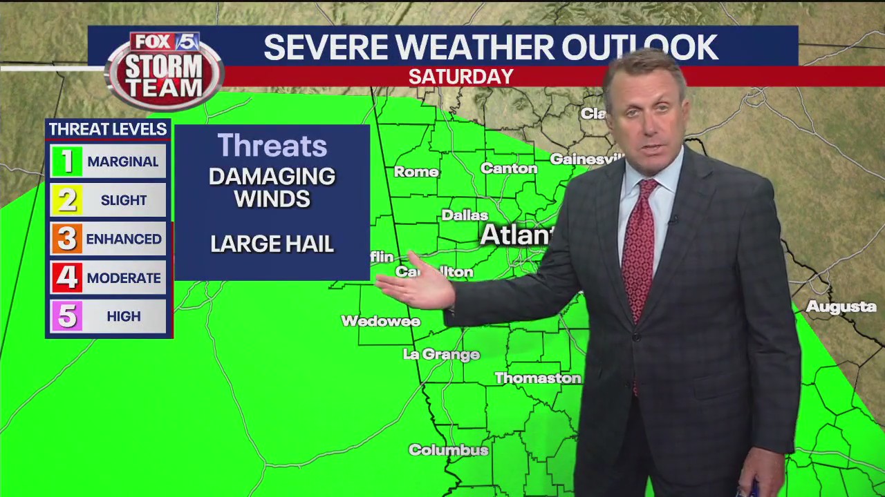 Friday evening forecast update | FOX 5 Atlanta