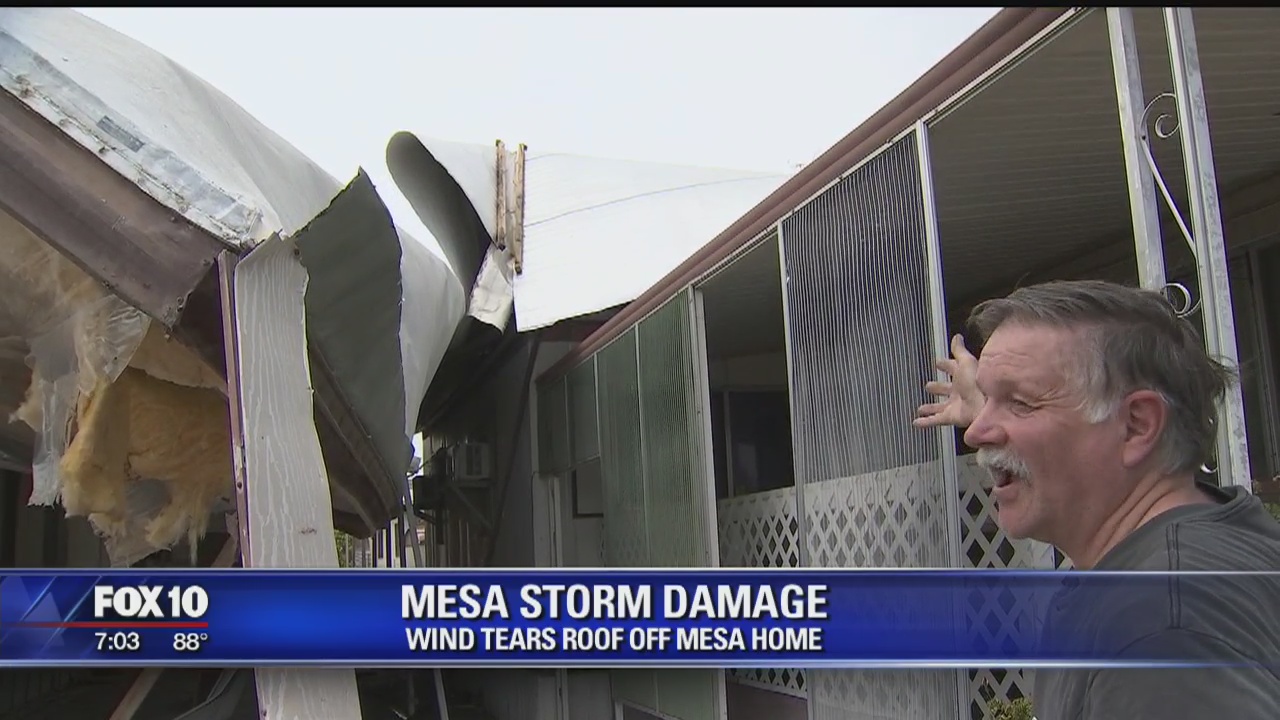Mesa storm damage