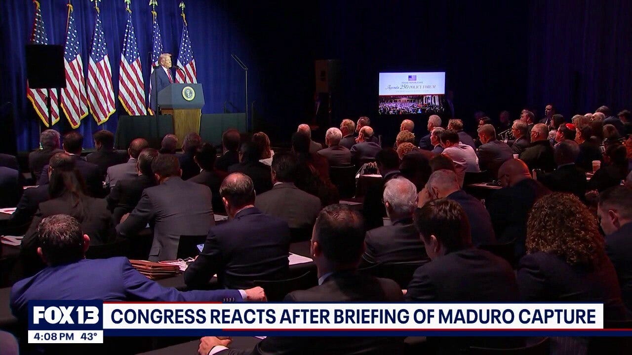 Congress reacts after briefing of Maduro capture
