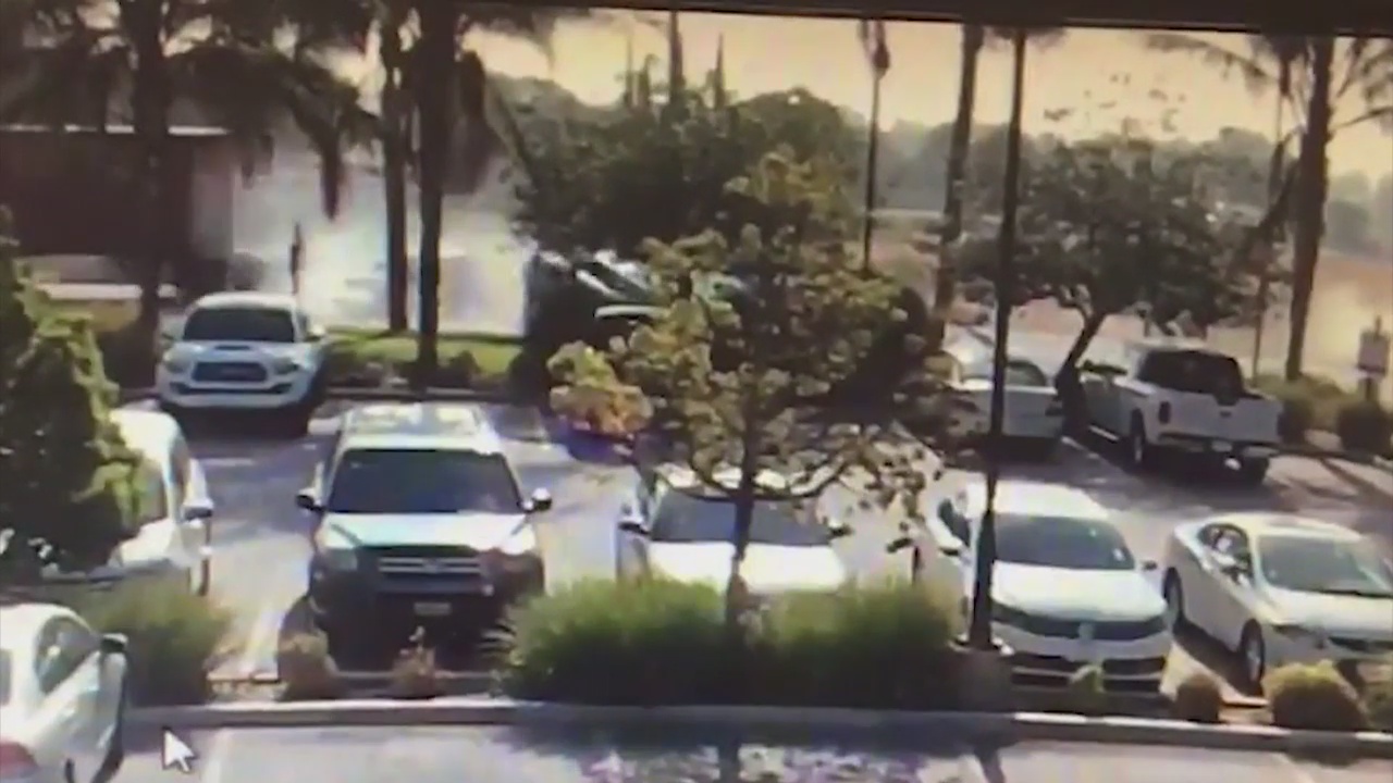Dramatic hit and run captured on video in Loma Linda