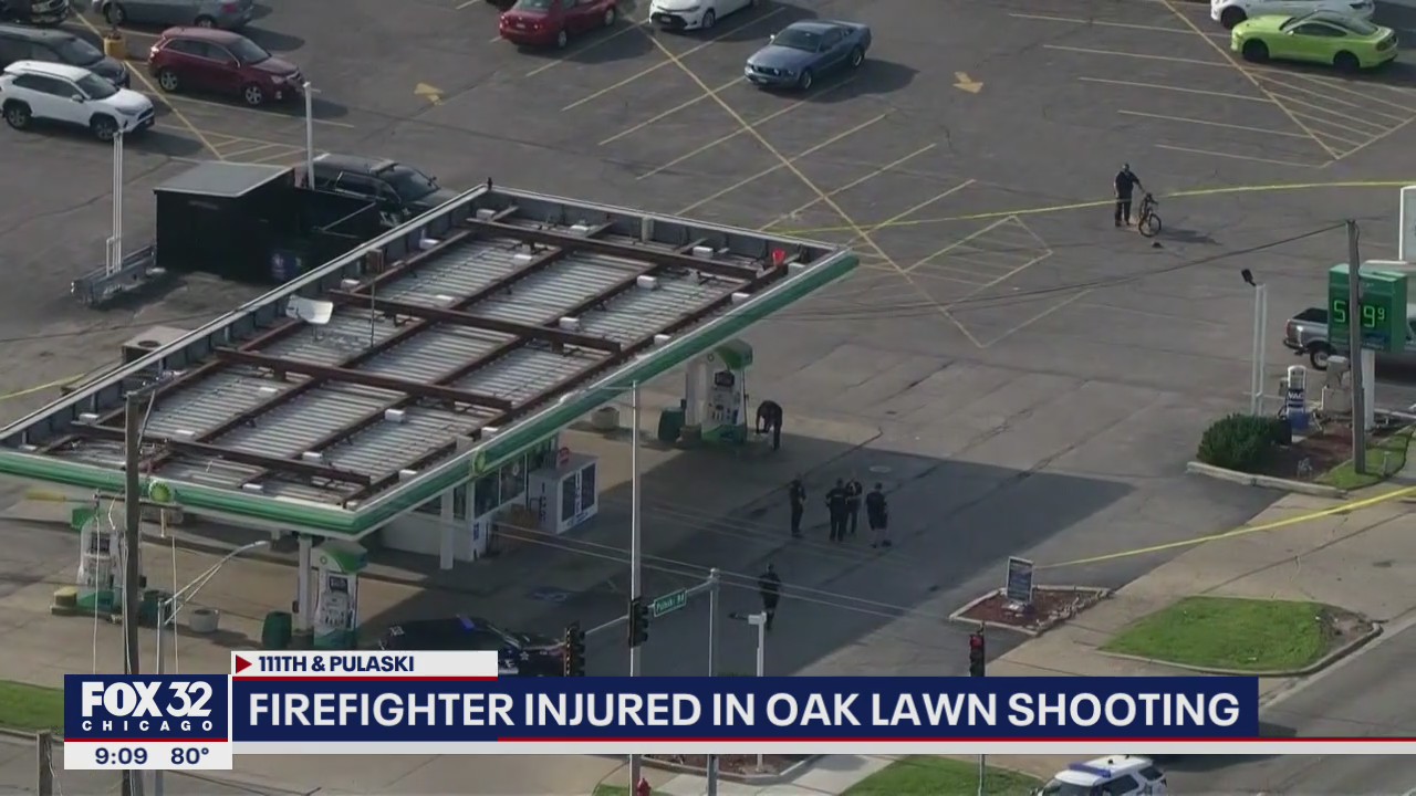 Off-duty Chicago firefighter grazed in Oak Lawn shooting
