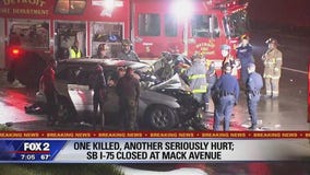 Wrong-way driver killed in accident on I-75 at Mack Ave: police