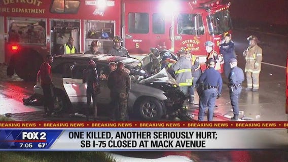 Wrong-way driver killed in accident on I-75 at Mack Ave: police