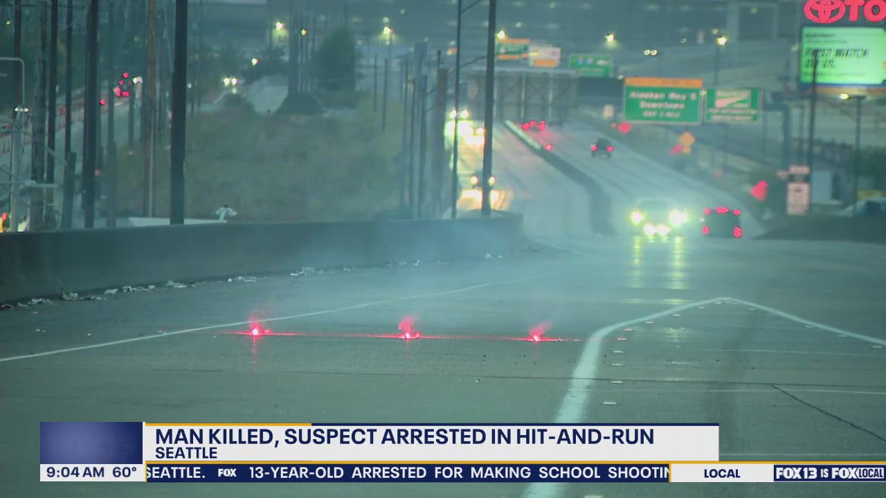 Man killed, suspect arrested in Seattle hit-and-run
