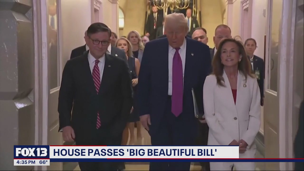 House passes 'big, beautiful bill' despite GOP holdouts