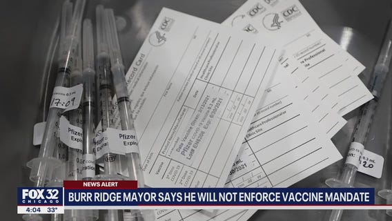 Suburban mayor says he will not enforce vaccine mandate