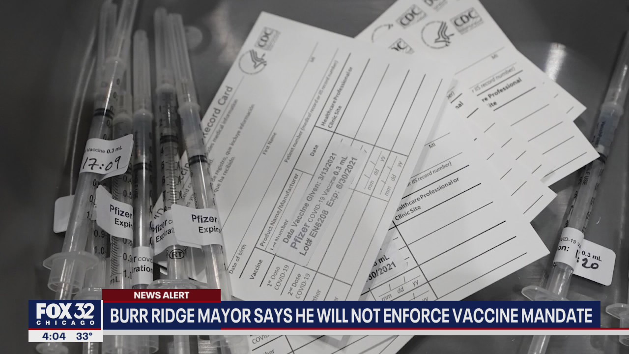 Suburban mayor says he will not enforce vaccine mandate