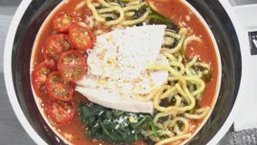 Jinya Ramen Bar's Italian-Japanese Ciao Ramen dish
